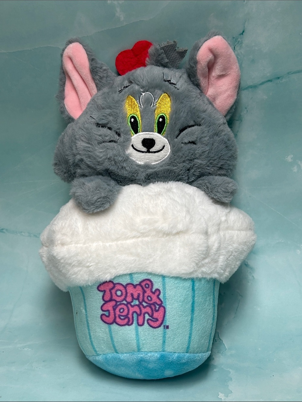 Tom from Tom and Jerry cupcake plush 10 inches